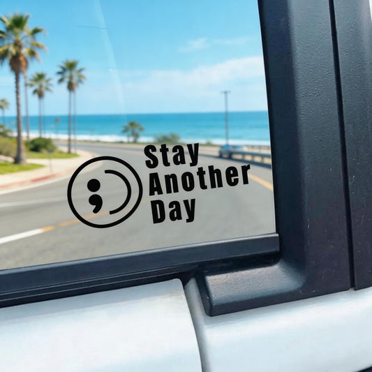 🎗️Share Pack❤️ SAD Mental Health Awareness Car Decal(3pcs)