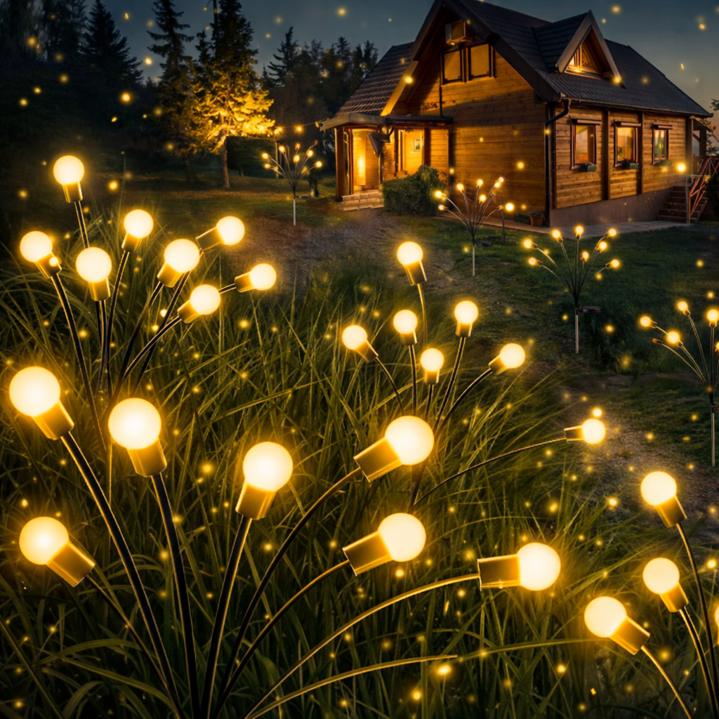 Solar Firefly Garden Lights