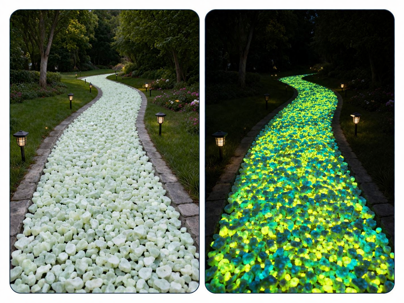 Garden Decorative Pebble Lights
