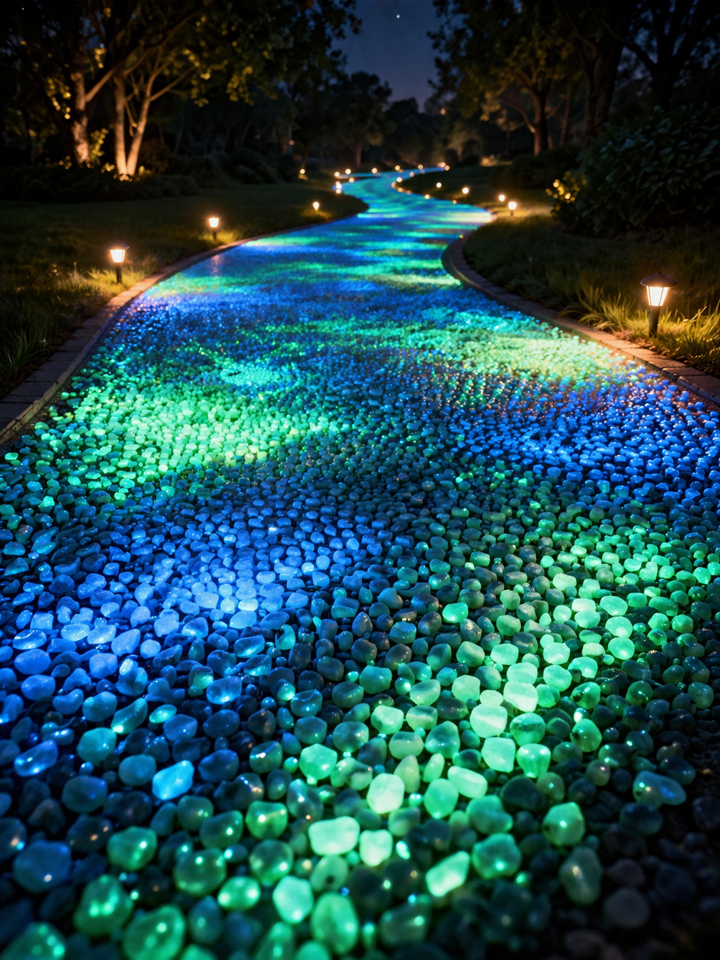 Garden Decorative Pebble Lights