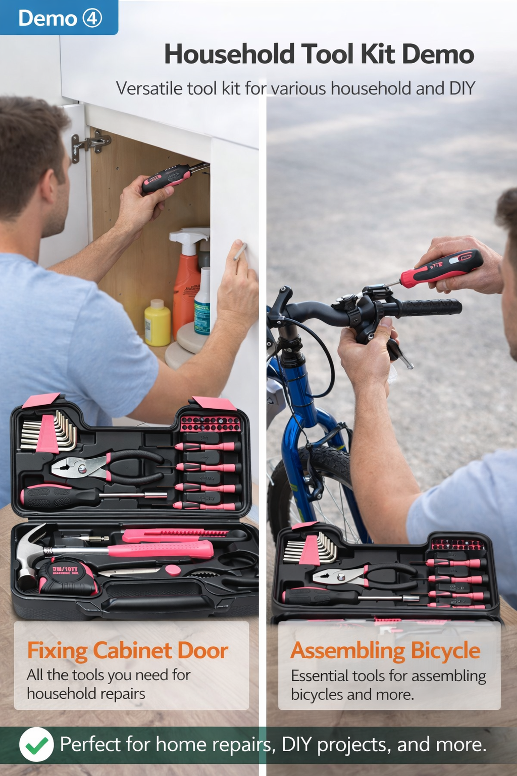 39-Piece Household Tool Kit