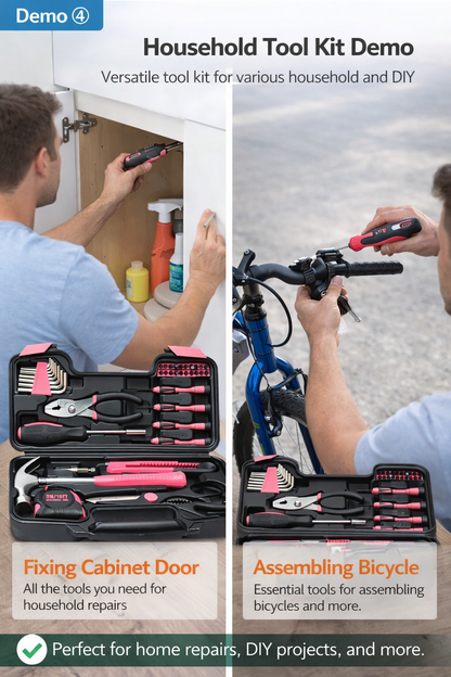 39-Piece Household Tool Kit