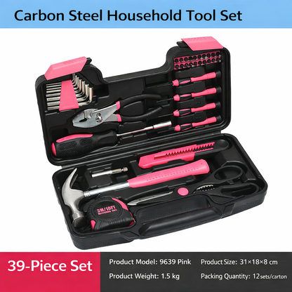 39-Piece Household Tool Kit