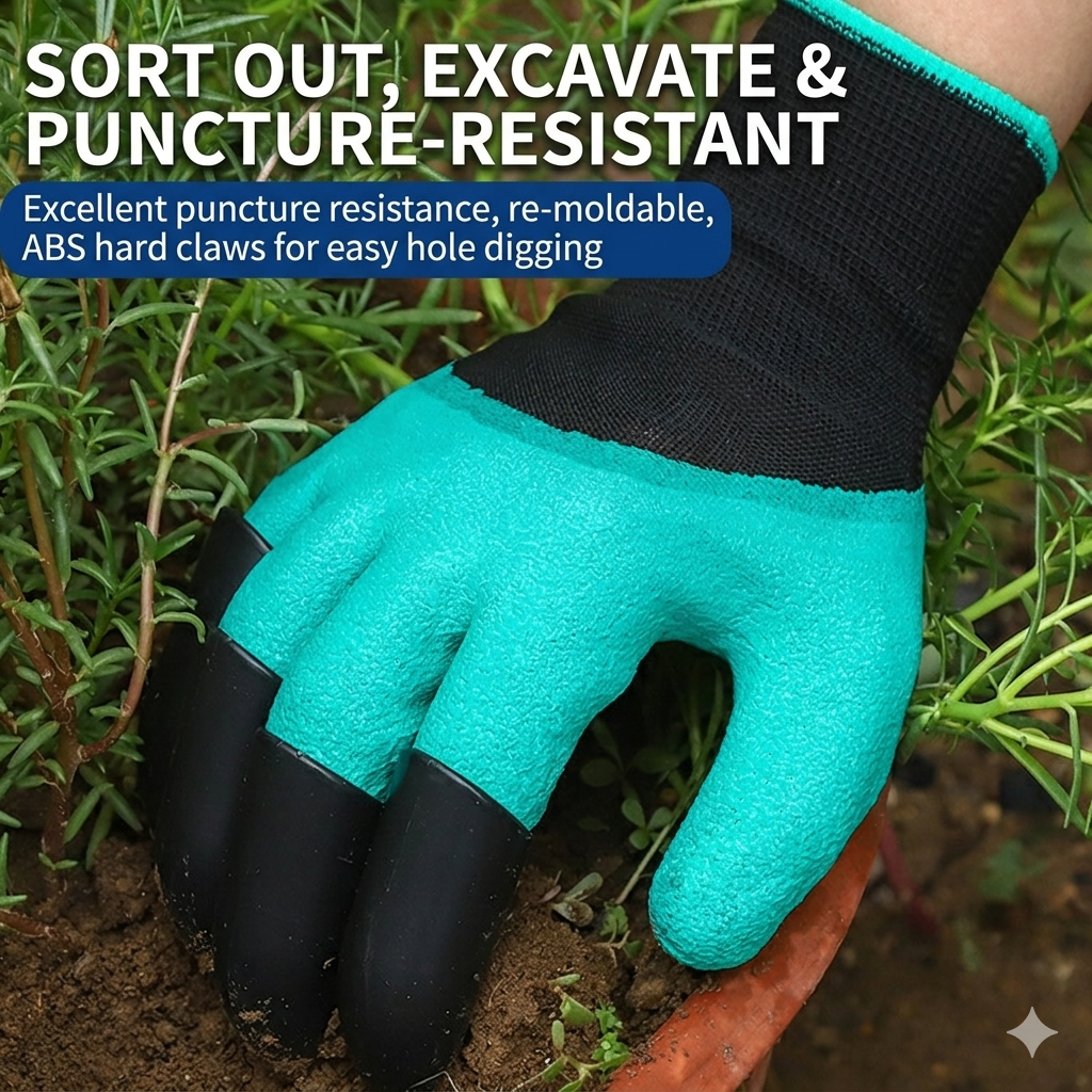 Garden Gloves with Claws