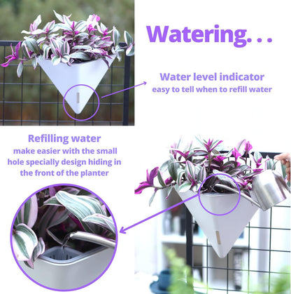 Self-Watering Wall Hanging Planter