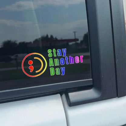 🎗️Share Pack❤️ SAD Mental Health Awareness Car Decal(3pcs)