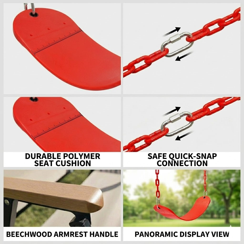 Kids EVA Swing Seat Set