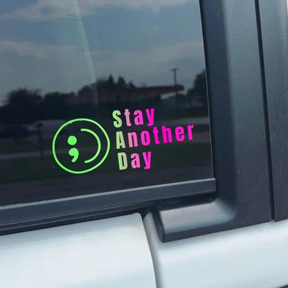 🎗️Share Pack❤️ SAD Mental Health Awareness Car Decal(3pcs)