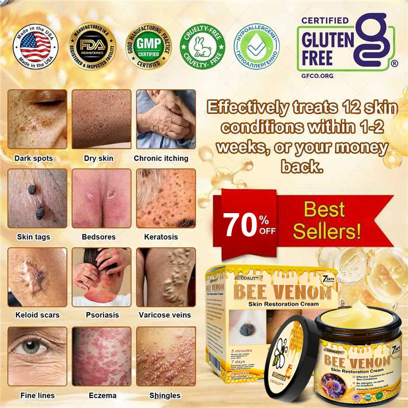 FDA Approved: ODALIT® Bee Venom Skin Restoration Cream — 🔥Limited Time 60% OFF🔥
